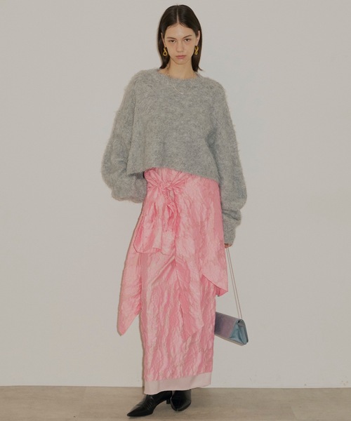 Long sleeve shaggy knit/ロングスリーブシャギーニット（ニット