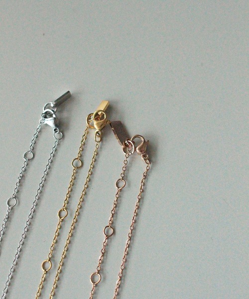 ebine（エビネ）の「金属アレルギー/Simple Heart Necklace/サージカルステンレス/ハートネックレス（ネックレス・レディース・シルバー/ゴールド/ピンクゴールド・38cm）」の11枚目の写真