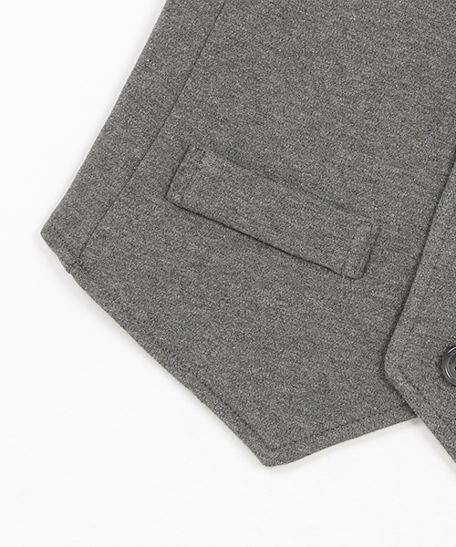 kladskap(クレードスコープ)の「セレモニーベスト(ベスト・キッズ・チャコール・90cm/100cm/110cm/120cm)」の7枚目の写真