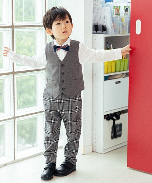 kladskap(クレードスコープ)の「セレモニーベスト(ベスト・キッズ・チャコール・90cm/100cm/110cm/120cm)」の12枚目の写真