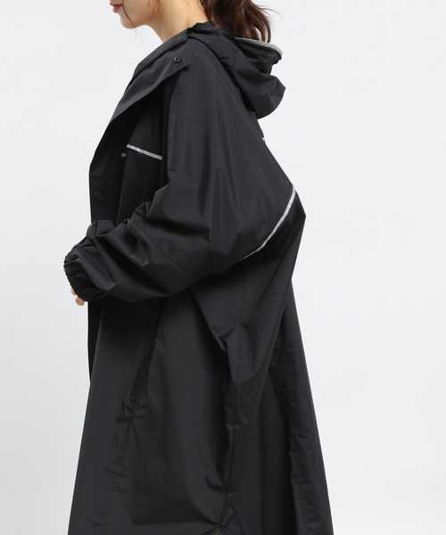 GLOBAL WORK Smile Seed Store（グローバルワーク スマイルシードストア）の「レインロングブルゾン/975910（ブルゾン・レディース・ブラック/ダークカーキ/ライトグレー・SMALL/LARGE/MEDIUM）」の9枚目の写真