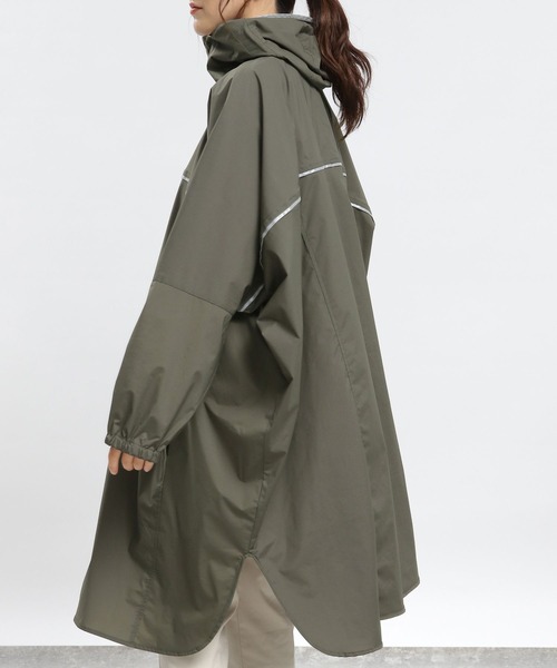 GLOBAL WORK Smile Seed Store（グローバルワーク スマイルシードストア）の「レインロングブルゾン/975910（ブルゾン・レディース・ブラック/ダークカーキ/ライトグレー・SMALL/LARGE/MEDIUM）」の22枚目の写真