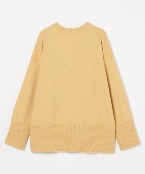 HELIOPOLE(エリオポール)の「WOOL V NECK PO(ニット/セーター・レディース・イエロー/チャコールグレー/アイボリー・38)」の10枚目の写真