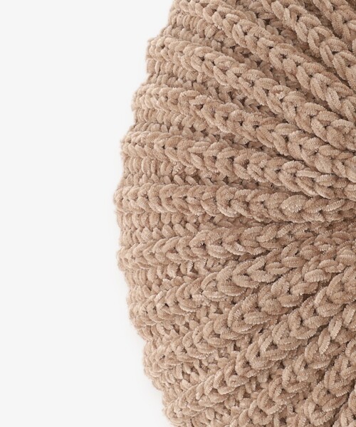 Afternoon Tea（アフタヌーンティー）の「モールベレー帽（ハンチング/ベレー帽・レディース・ダークグレー/ベージュ/ピンク・ONE SIZE）」の5枚目の写真