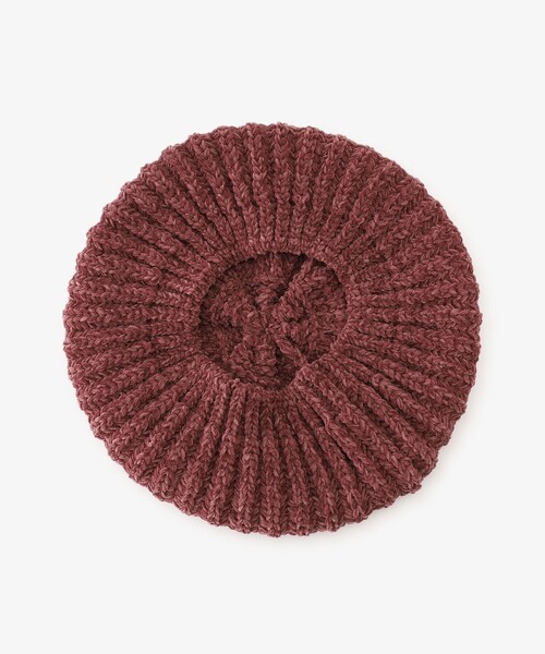 Afternoon Tea（アフタヌーンティー）の「モールベレー帽（ハンチング/ベレー帽・レディース・ダークグレー/ベージュ/ピンク・ONE SIZE）」の9枚目の写真