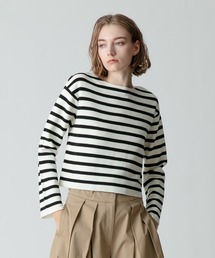 ウールミラノボーダープルオーバー