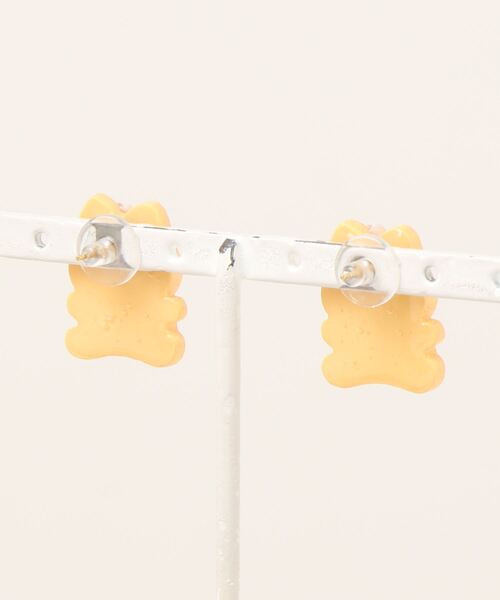 tone(トーン)の「【ainoko Labo】cookie cat crown pierces(MA)(ピアス(両耳用)・レディース・ゴールド・FREE)」の2枚目の写真