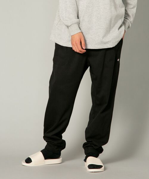 【CHAMPION/チャンピオン】裏起毛 ルームウェア ワンポイントブランドロゴ刺繍 パジャマ セットアップ 上下セット（ルームウェア/パジャマ）｜Champion（チャンピオン）