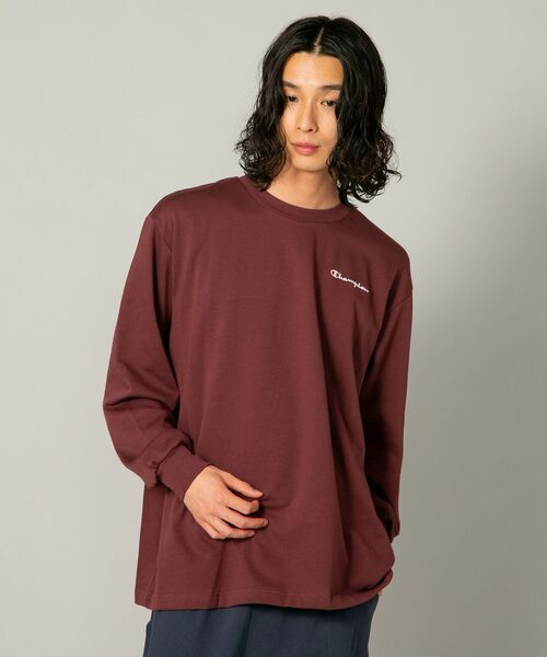 【CHAMPION/チャンピオン】裏起毛 ルームウェア ワンポイントブランドロゴ刺繍 パジャマ セットアップ 上下セット（ルームウェア/パジャマ）｜Champion（チャンピオン）