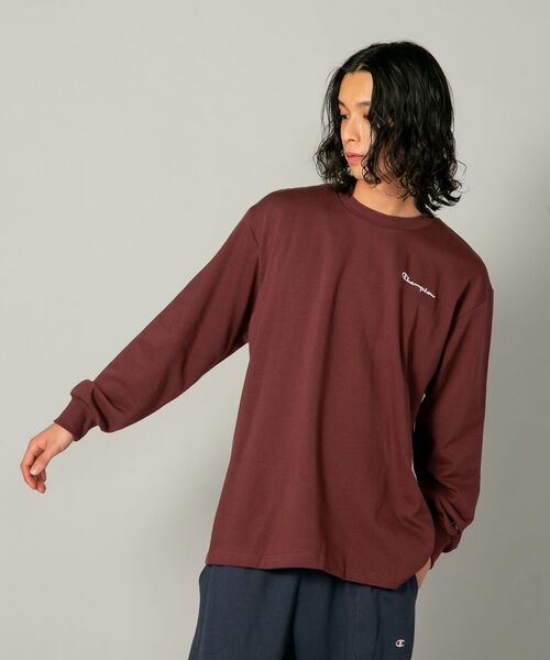 【CHAMPION/チャンピオン】裏起毛 ルームウェア ワンポイントブランドロゴ刺繍 パジャマ セットアップ 上下セット（ルームウェア/パジャマ）｜Champion（チャンピオン）