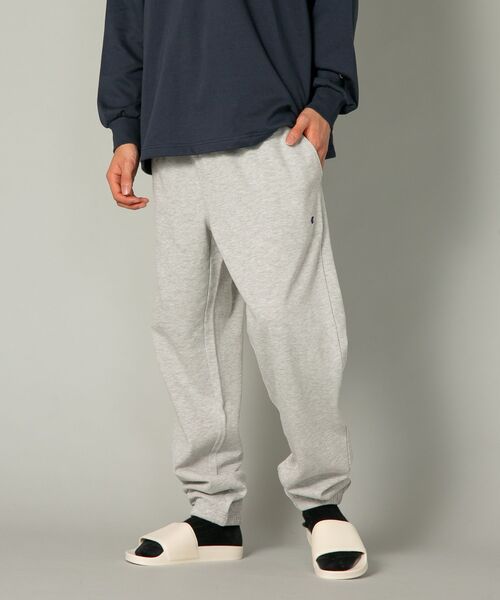 【CHAMPION/チャンピオン】裏起毛 ルームウェア ワンポイントブランドロゴ刺繍 パジャマ セットアップ 上下セット（ルームウェア/パジャマ）｜Champion（チャンピオン）