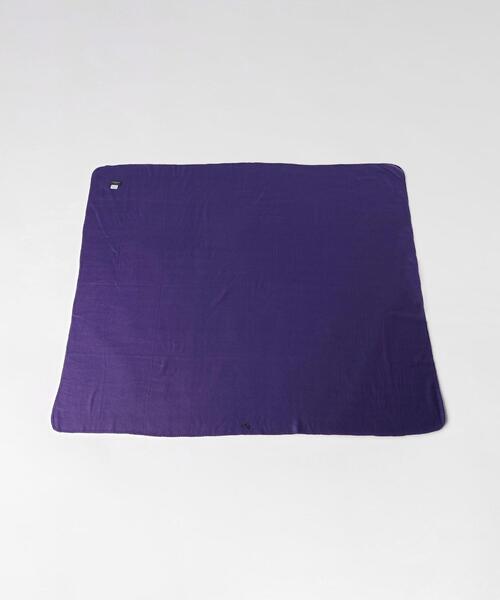 koti BEAUTY&YOUTH(コティ ビューティアンドユース)の「<Port Authority × koti BEAUTY&YOUTH> FLEECE BLANKET/ブランケット(アウトドアグッズ・メンズ・グレー/ケリー/パープル・FREE)」の4枚目の写真