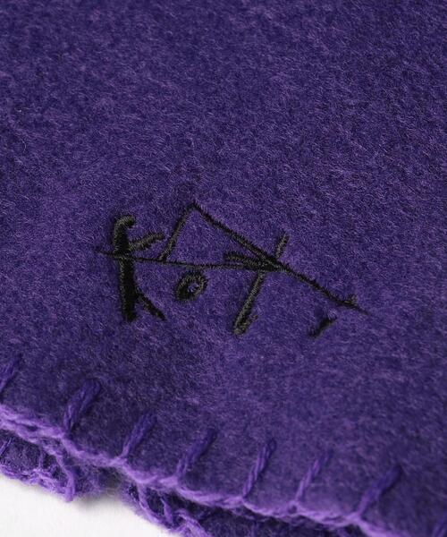 koti BEAUTY&YOUTH(コティ ビューティアンドユース)の「<Port Authority × koti BEAUTY&YOUTH> FLEECE BLANKET/ブランケット(アウトドアグッズ・メンズ・グレー/ケリー/パープル・FREE)」の8枚目の写真