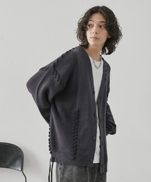 JUNRED | ランダムステッチルーズカーディガン(カーディガン/ボレロ)