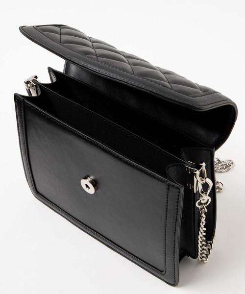 WEGO（ウィゴー）の「WEGO/フラップデザインチェーンショルダー（ショルダーバッグ・レディース・その他2/その他1/ブラック・FREE）」の8枚目の写真