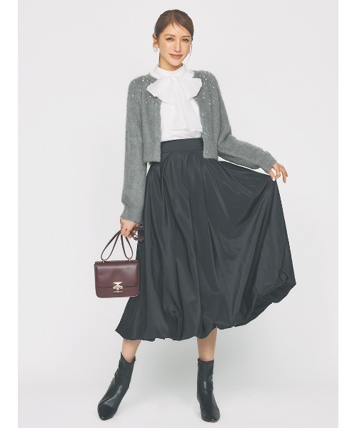 CELFORD(セルフォード)の「バルーンフレアスカート(スカート・レディース・アイボリー/ブラック/ゴールド・36/38)」の7枚目の写真