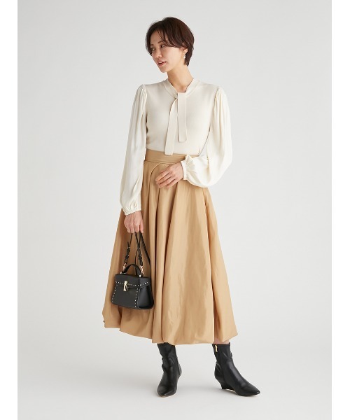 CELFORD(セルフォード)の「バルーンフレアスカート(スカート・レディース・アイボリー/ブラック/ゴールド・36/38)」の20枚目の写真