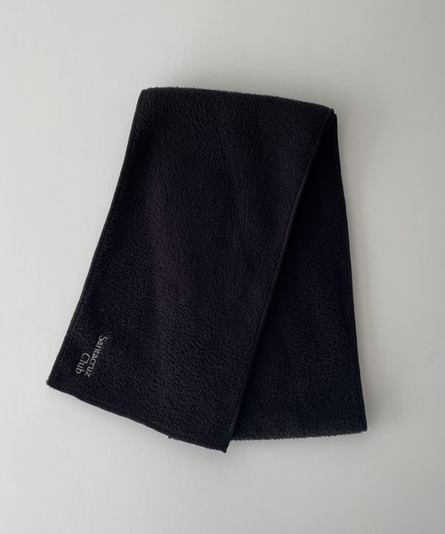 CANAL JEAN（キャナルジーン）の「El mar　Santacruz Club刺繍フリースマフラー（マフラー・レディース・ブラック/ネイビー/アイボリー・ONE SIZE）」の16枚目の写真