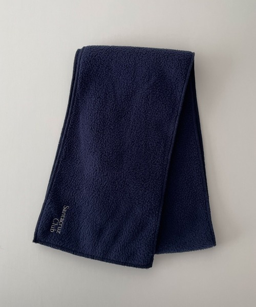 CANAL JEAN（キャナルジーン）の「El mar　Santacruz Club刺繍フリースマフラー（マフラー・レディース・ブラック/ネイビー/アイボリー・ONE SIZE）」の15枚目の写真