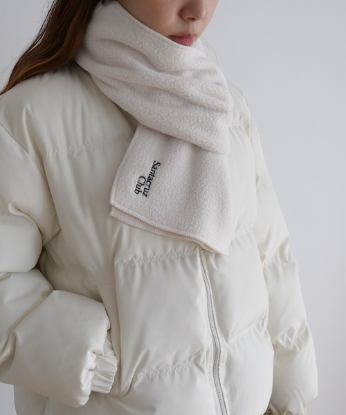 CANAL JEAN（キャナルジーン）の「El mar　Santacruz Club刺繍フリースマフラー（マフラー・レディース・ブラック/ネイビー/アイボリー・ONE SIZE）」の17枚目の写真