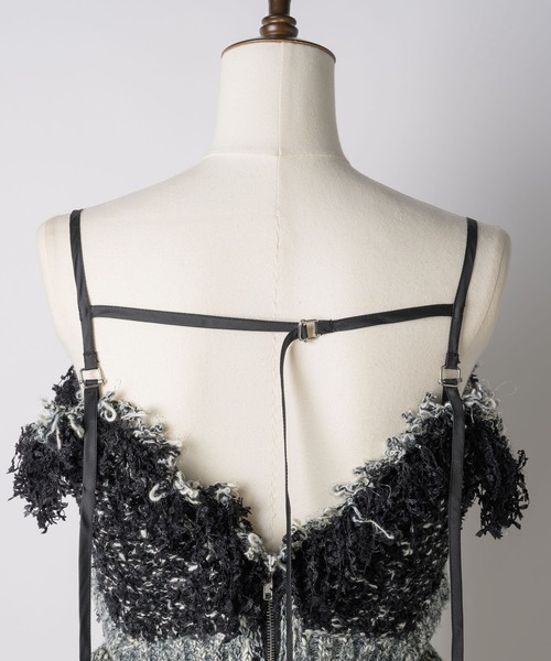 LA BELLE ETUDE（ラベルエチュード）の「ミックスツイードニット