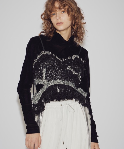 LA BELLE ETUDE(ラベルエチュード)の「ミックスツイードニット LA BELLE ETUDE(ラベルエチュード)の「ミックスツイードニット