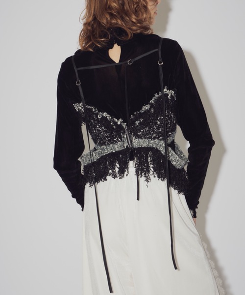 LA BELLE ETUDE（ラベルエチュード）の「ミックスツイードニット