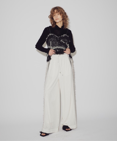 LA BELLE ETUDE（ラベルエチュード）の「ミックスツイードニット