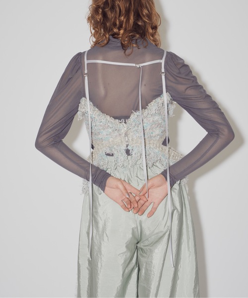 LA BELLE ETUDE（ラベルエチュード）の「ミックスツイードニット