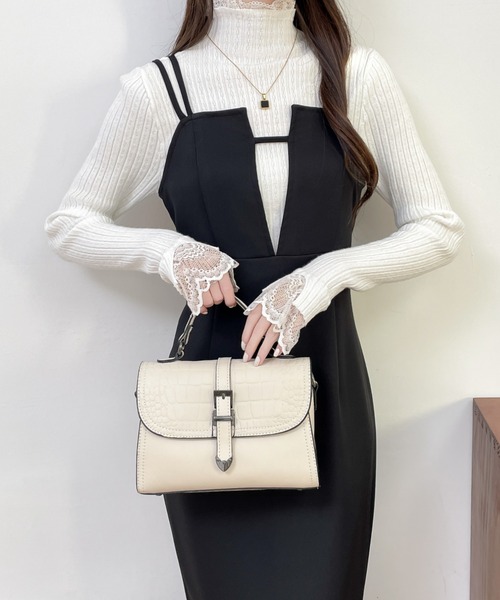 ABITOKYO(アビトーキョー)の「スキッパネックマーメイドロングキャミワンピース(ワンピース・レディース・ブラック/ベージュ/モカ・M/L)」の9枚目の写真