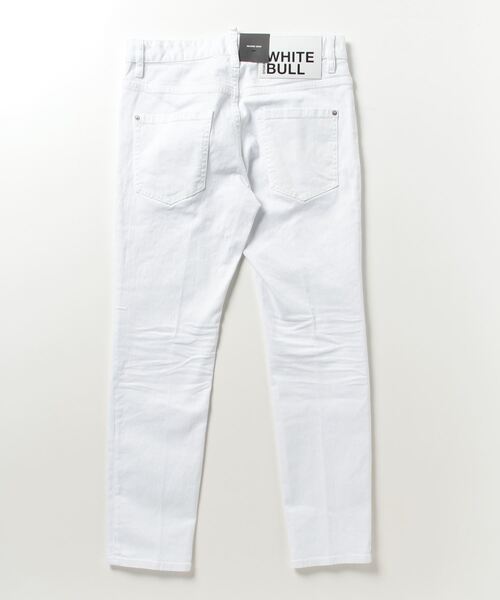 DSQUARED2（ディースクエアード）の「SKATER JEAN /WHITE BULL  /0251（デニムパンツ・メンズ・ホワイト・44/50/46/48/52）」の2枚目の写真