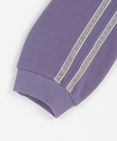 petit main（プティマイン）の「【& Re】裏起毛ラインパンツ（スウェットパンツ・キッズ・パープル/トップグレー/アイボリー/グリーン/ネイビー・80ｃｍ/90cm/110cm/100cm/120cm/130cm）」の10枚目の写真