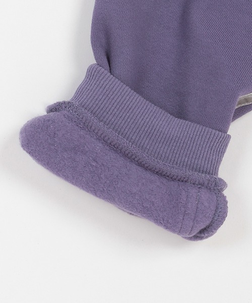 petit main（プティマイン）の「【& Re】裏起毛ラインパンツ（スウェットパンツ・キッズ・パープル/トップグレー/アイボリー/グリーン/ネイビー・80ｃｍ/90cm/110cm/100cm/120cm/130cm）」の12枚目の写真