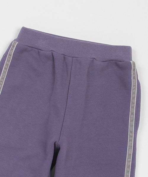 petit main（プティマイン）の「【& Re】裏起毛ラインパンツ（スウェットパンツ・キッズ・パープル/トップグレー/アイボリー/グリーン/ネイビー・80ｃｍ/90cm/110cm/100cm/120cm/130cm）」の21枚目の写真