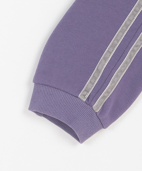 petit main（プティマイン）の「【& Re】裏起毛ラインパンツ（スウェットパンツ・キッズ・パープル/トップグレー/アイボリー/グリーン/ネイビー・80ｃｍ/90cm/110cm/100cm/120cm/130cm）」の19枚目の写真