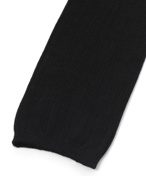 studio CLIP（スタディオクリップ）の「温かいリブレギンス（レギンス/スパッツ・レディース・チャコール/ブラック・FREE）」の6枚目の写真