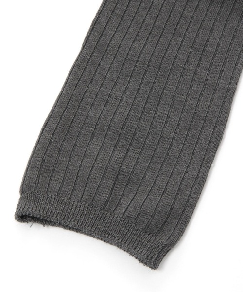 studio CLIP（スタディオクリップ）の「温かいリブレギンス（レギンス/スパッツ・レディース・チャコール/ブラック・FREE）」の8枚目の写真