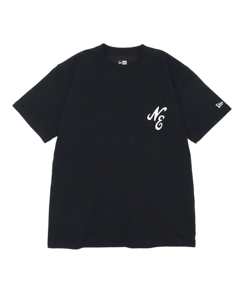 ENJOY ブラック Tシャツ Eロゴ 筆ロゴ刺繍Tシャツ ブラック | チャライダーSTORE