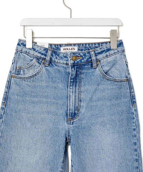 ROLLA'S(ローラス)の「【ROLLA'S for ADAM ET ROPE'】別注 EASTCOAST FLARE ANKLE(デニムパンツ・レディース・ブルー・25/26/27)」の8枚目の写真