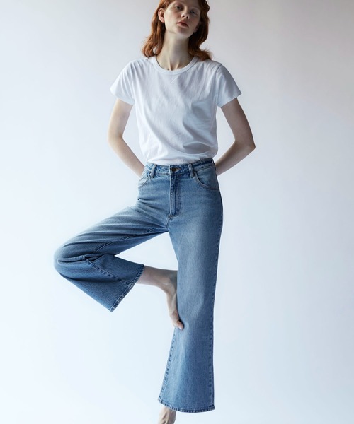 ROLLA'S(ローラス)の「【ROLLA'S for ADAM ET ROPE'】別注 EASTCOAST FLARE ANKLE(デニムパンツ・レディース・ブルー・25/26/27)」の16枚目の写真