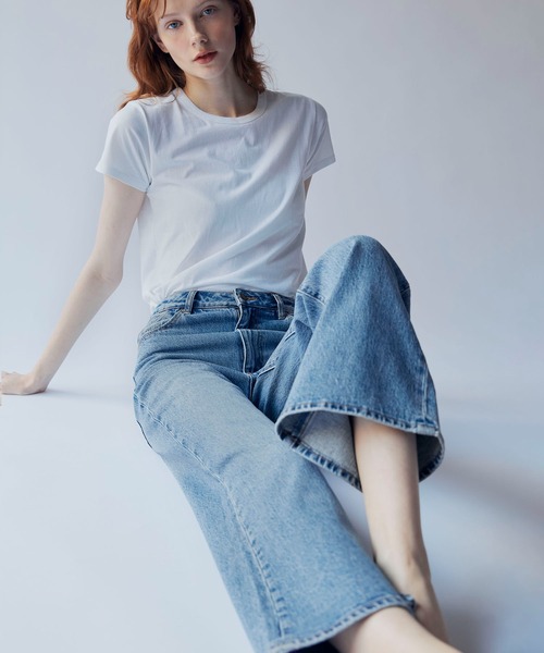 ROLLA'S(ローラス)の「【ROLLA'S for ADAM ET ROPE'】別注 EASTCOAST FLARE ANKLE(デニムパンツ・レディース・ブルー・25/26/27)」の18枚目の写真