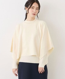 ニットスヌードポンチョ アンサンブル