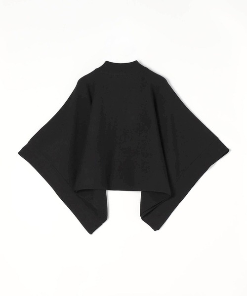 NICOLE white（ニコルホワイト）の「ニットスヌードポンチョ アンサンブル（ニット/セーター・レディース・グレー/オフホワイト/ブラック/ベージュ/ブルー/ライトイエロー・FREE）」の11枚目の写真