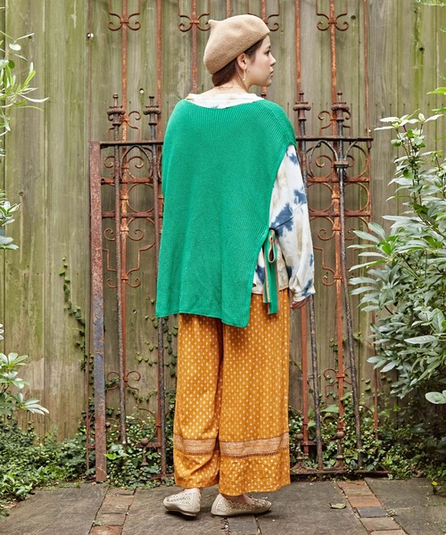 チャイハネ（チャイハネ）の「【チャイハネ】エスニックプリントワイドパンツ（その他パンツ・レディース・ピンク/グリーン/オレンジ/ブラック/ベージュ・FREE）」の20枚目の写真