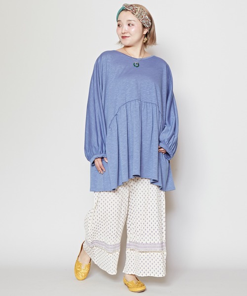 チャイハネ】エスニックプリントワイドパンツ（その他パンツ