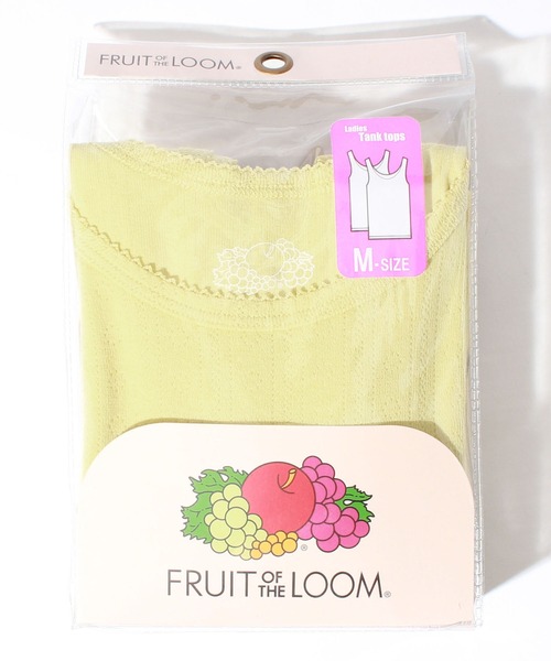 FRUIT OF THE LOOM（フルーツオブザルーム）の「【FRUIT OF THE LOOM】アイレットタンクトップ2P/2パックセット（タンクトップ・レディース・オレンジ/イエロー/カーキ・S/L/M）」の12枚目の写真