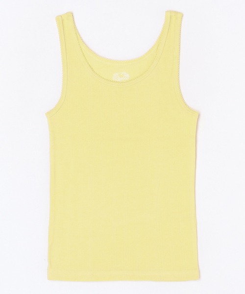 FRUIT OF THE LOOM（フルーツオブザルーム）の「【FRUIT OF THE LOOM】アイレットタンクトップ2P/2パックセット（タンクトップ・レディース・オレンジ/イエロー/カーキ・S/L/M）」の8枚目の写真