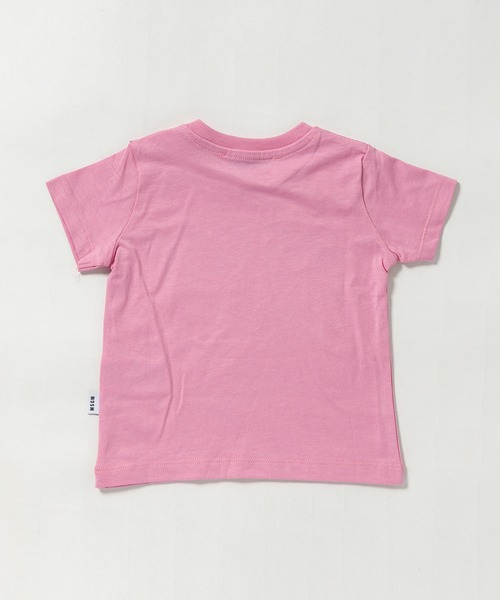 MSGM（エムエスジーエム）の「MSGM(エムエスジーエム)Baby ブランドロゴ半袖Tシャツカットソー（Tシャツ/カットソー・キッズ・ホワイト/イエロー/レッド/ピンク/ブルー・9M/12M/18M/24M/36M）」の10枚目の写真