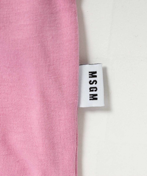 MSGM（エムエスジーエム）の「MSGM(エムエスジーエム)Baby ブランドロゴ半袖Tシャツカットソー（Tシャツ/カットソー・キッズ・ホワイト/イエロー/レッド/ピンク/ブルー・9M/12M/18M/24M/36M）」の12枚目の写真