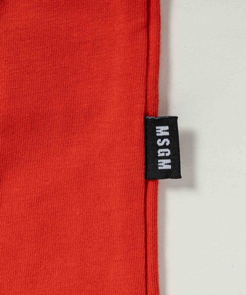 MSGM（エムエスジーエム）の「MSGM(エムエスジーエム)Baby ブランドロゴ半袖Tシャツカットソー（Tシャツ/カットソー・キッズ・ホワイト/イエロー/レッド/ピンク/ブルー・9M/12M/18M/24M/36M）」の15枚目の写真